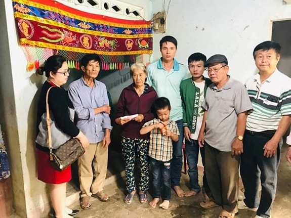 "Chương trình Ly cà phê 50 nghìn" hỗ trợ cho gia đình chị Bùi Thị Lan ở thôn Ân Phú, xã Tịnh An, TP Quảng Ngãi.
